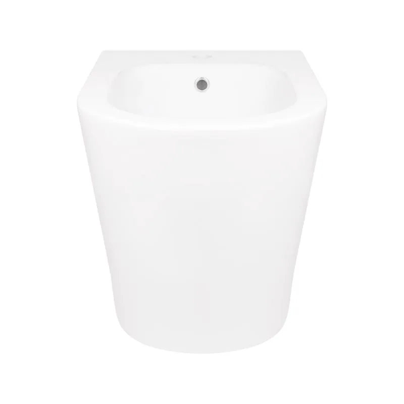 Підлогове біде Qtap Stork 370х565х410 мм кераміка біла з отвором під змішувач