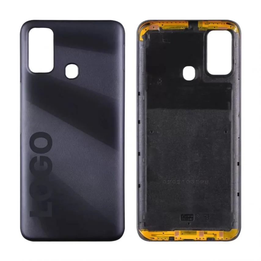 Задняя крышка Tecno черная High Quality для Spark 7 4G Go