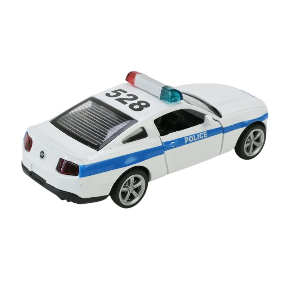 Дитяча металева машинка 1:43 Ford Mustang GT біла з інерційним механізмом