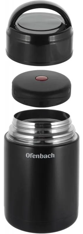 Термос Ofenbach з нержавіючої сталі 800 мл чорний