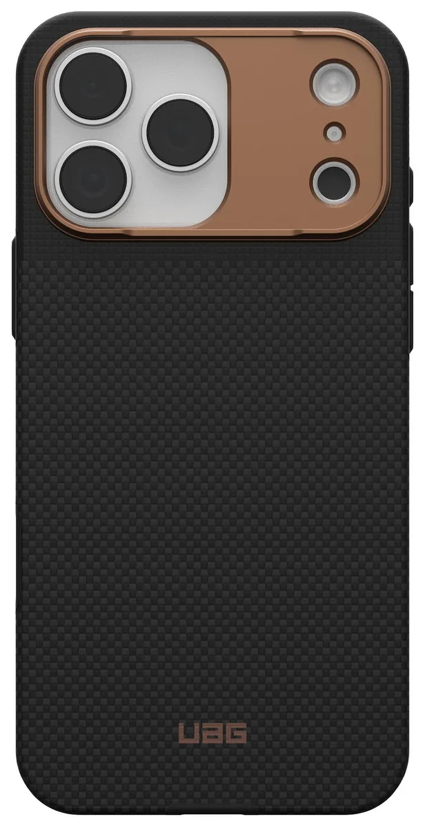 Чохол UAG Fibr Armr MagSafe Kevlar для iPhone 17 Pro Max графітовий бронзовий