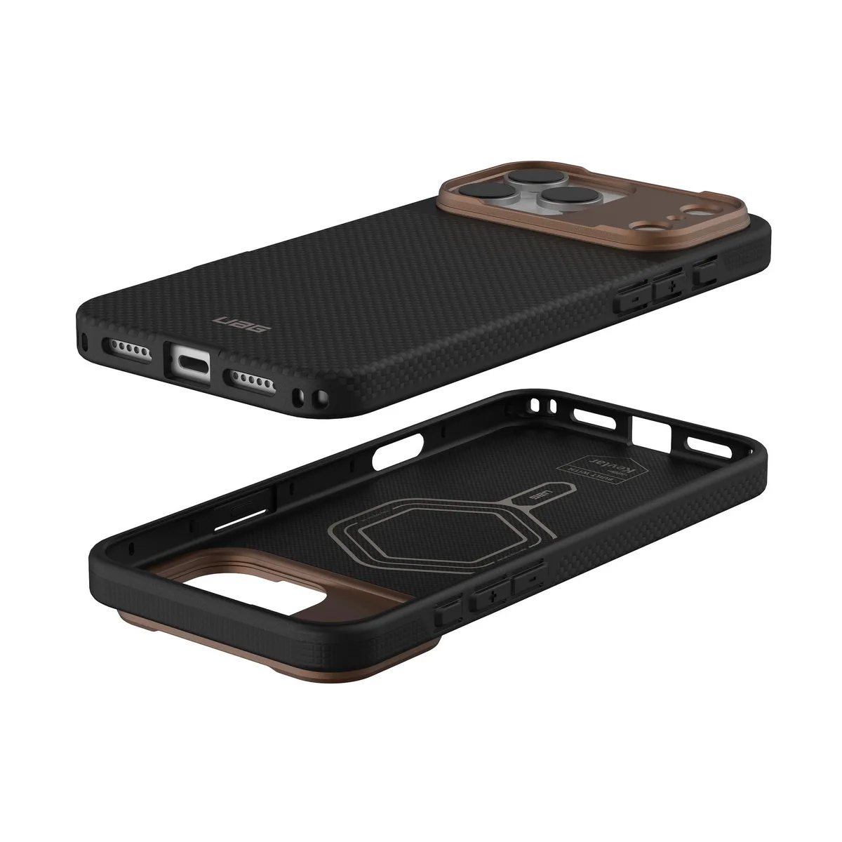 Чохол UAG Fibr Armr MagSafe Kevlar для iPhone 17 Pro Max графітовий бронзовий
