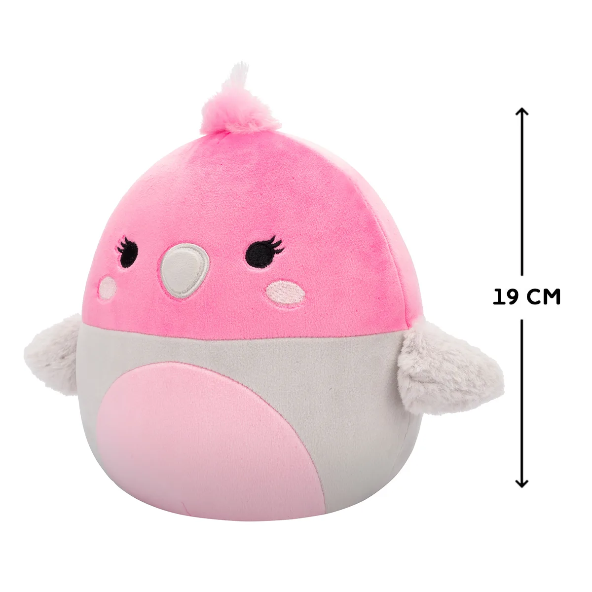 М'яка іграшка Squishmallows поліестер 19 см Какаду Джейла