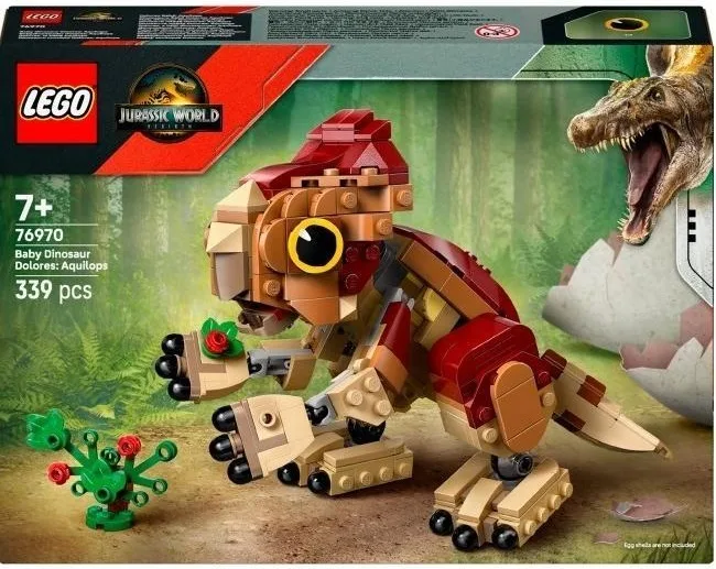 Конструктор LEGO 76970 Динозавр Аквілопс для дітей від 7 років різнокольоровий