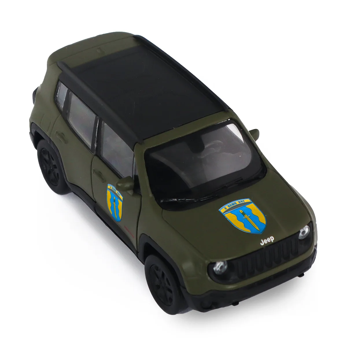 Автомодель TechnoDrive метал 11,5х5,5х5,4 см Шеврони Героїв Айдар