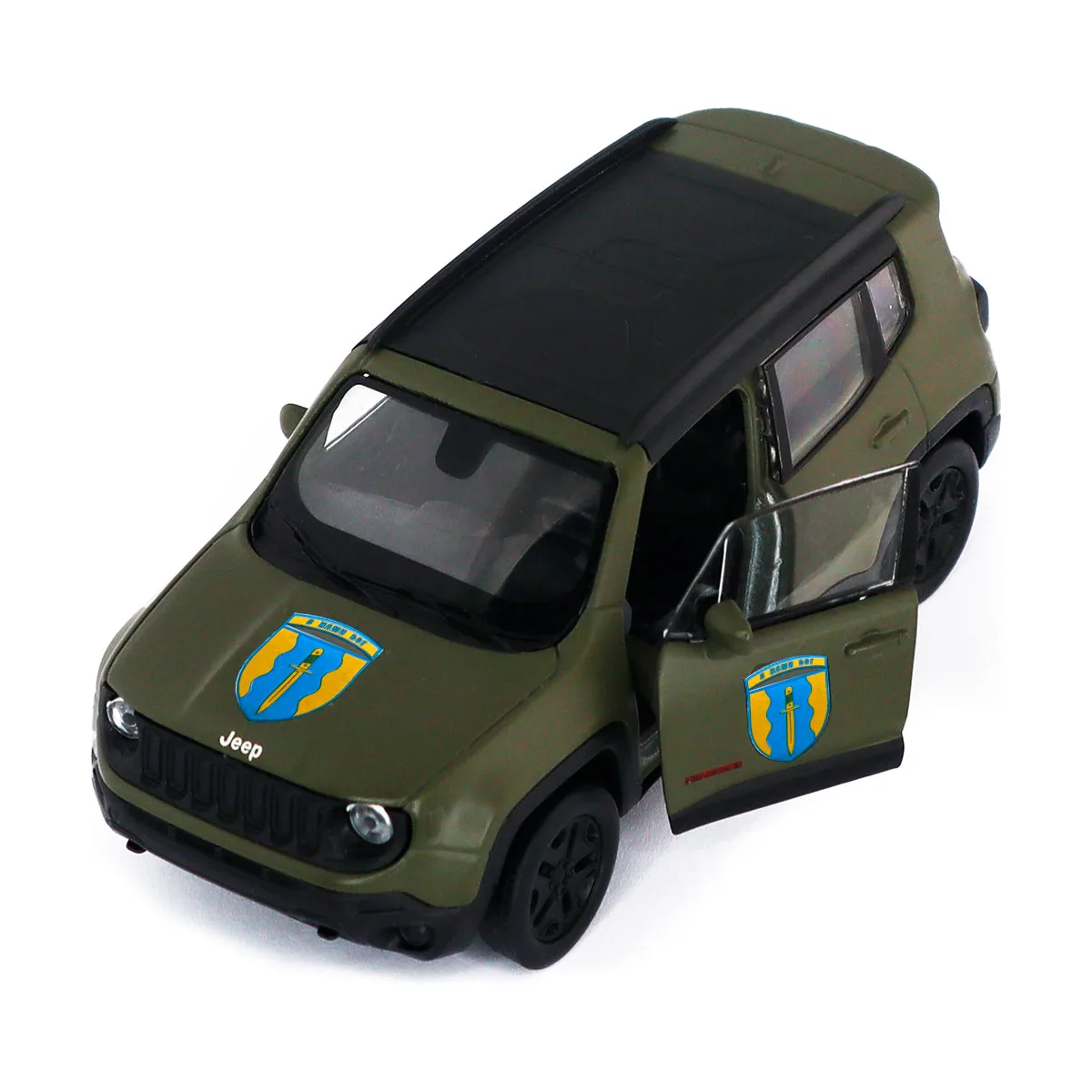 Автомодель TechnoDrive метал 11,5х5,5х5,4 см Шеврони Героїв Айдар