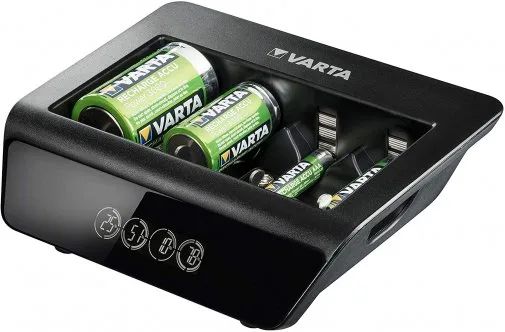 Зарядное устройство Varta LCD Universal Charger Plus 4xAA/AAA/C/D, 1x9В