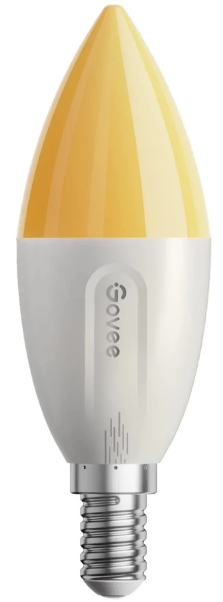 Лампа розумна Govee H600C, E14, 5W, 450Lm, 2700K-6400K, RGBWW, WI-FI/Bluetooth, білий