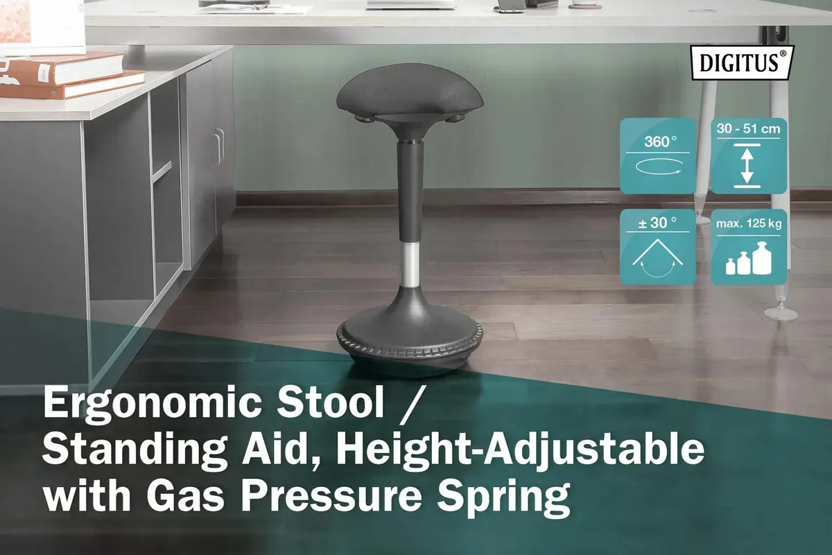 Стул DIGITUS Ergonomic Standing Chair