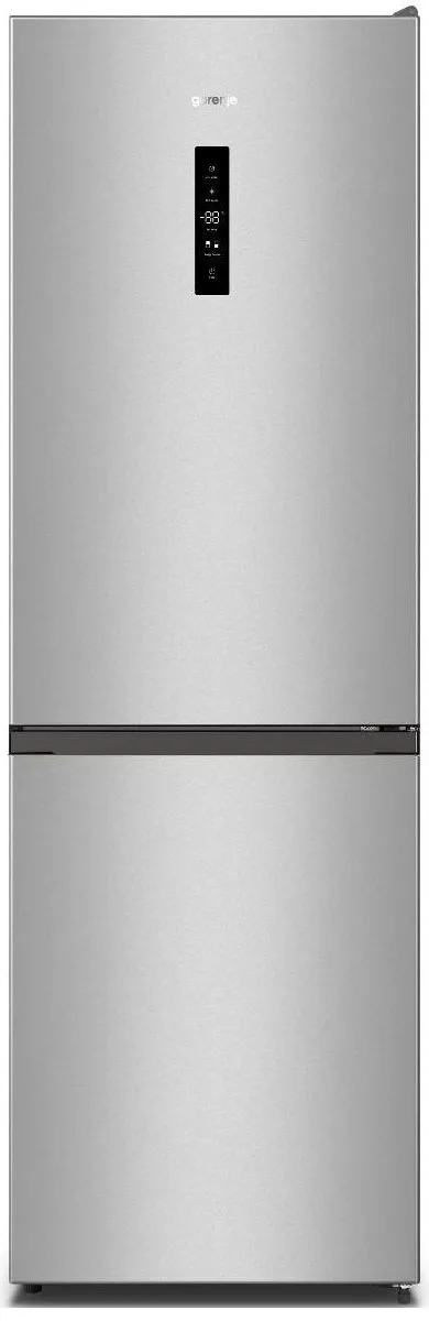 Холодильник Gorenje з нижньою морозильною камерою, 185x60x60 см, 2 двері, об'єм 210 (110) л, клас енергоефективності А++, NoFrost