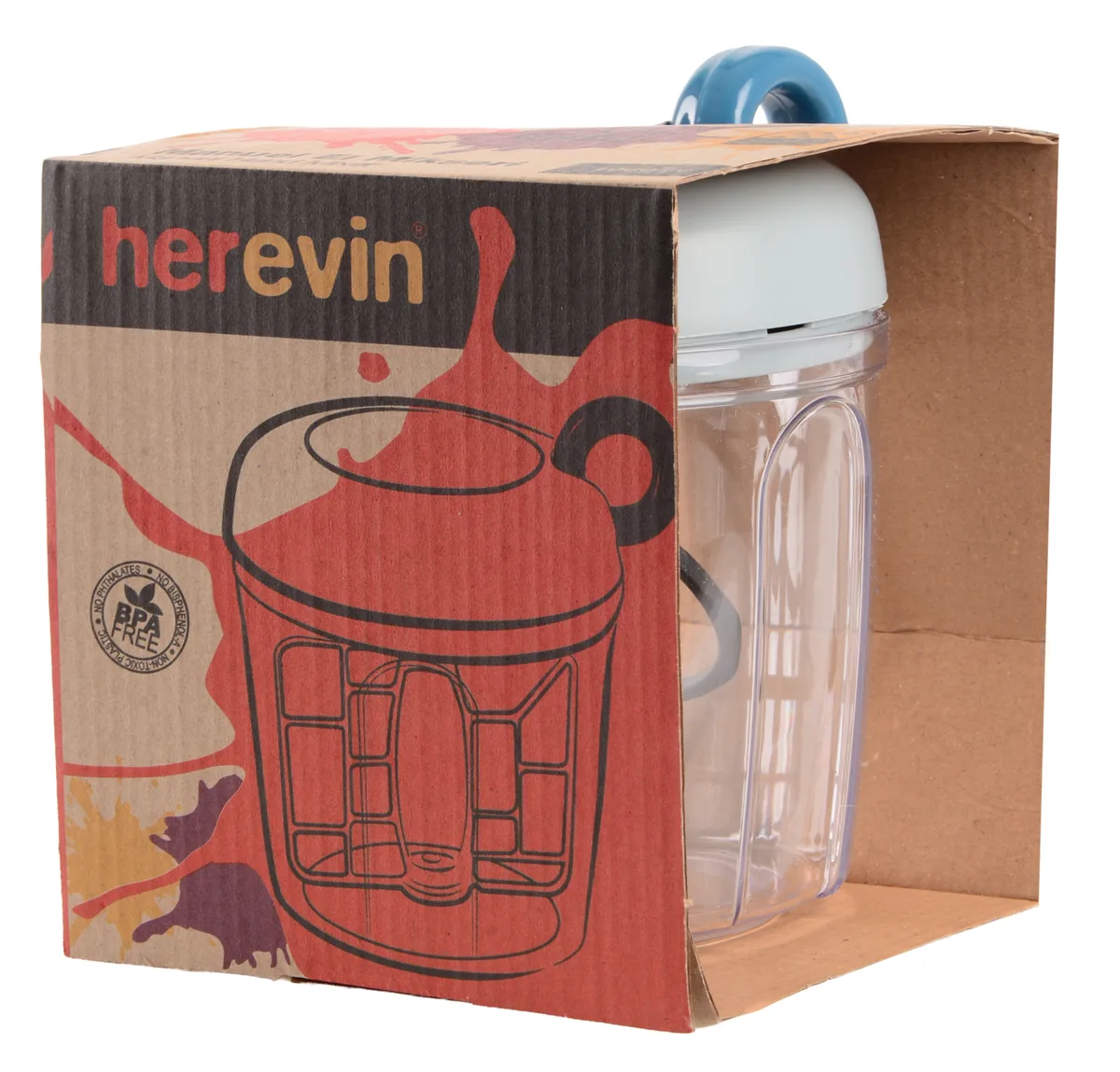 Ручной миксер Herevin пластиковый 1,6 л 16х13х15 см зеленый