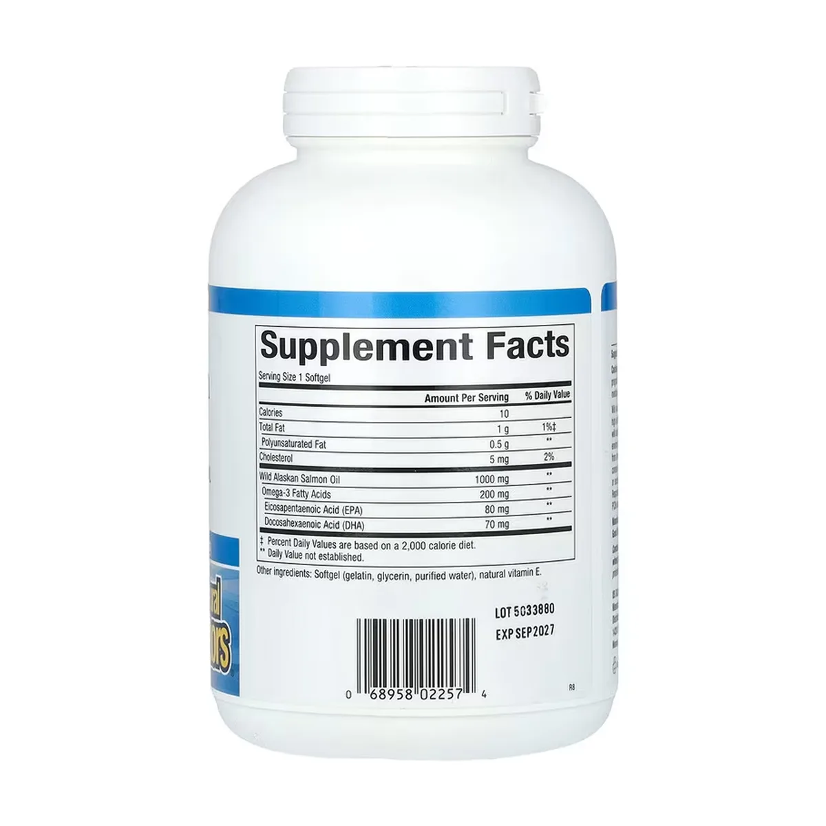 Лососевий жир Natural Factors 1000 мг 180 капсул