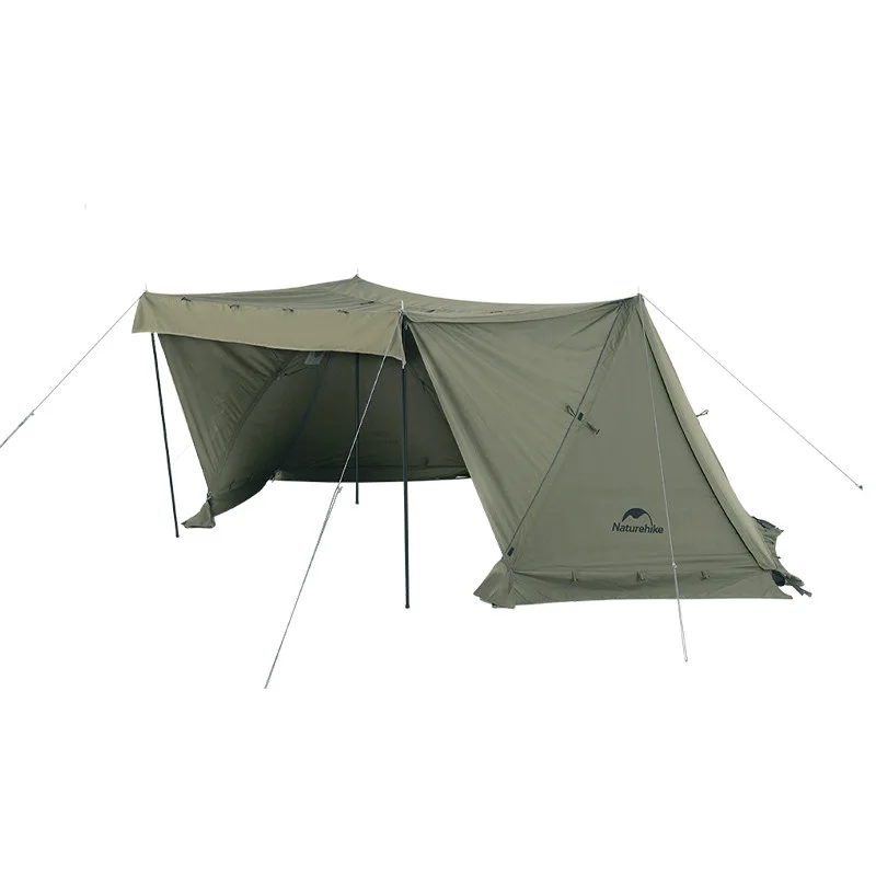Тент Naturehike Оксфорд 210D 355х195х135 см Темно-зелений