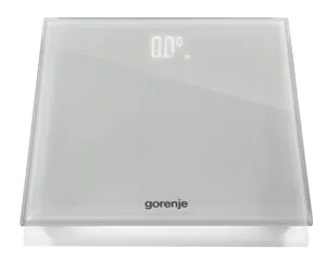 Ваги підлогові Gorenje електронні скляні 31х30 см білий максимальне навантаження 180 кг