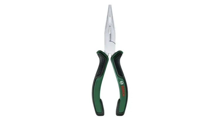 Подовжені прямі плоскогубці Bosch, 180 мм.