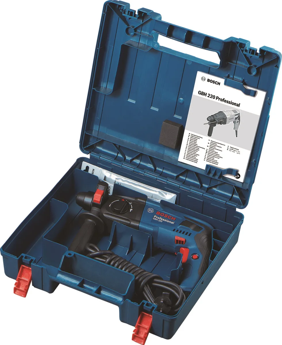 Перфоратор Bosch Professional 720Вт з ударом 2Дж для свердління в бетоні довбанням та реверсом