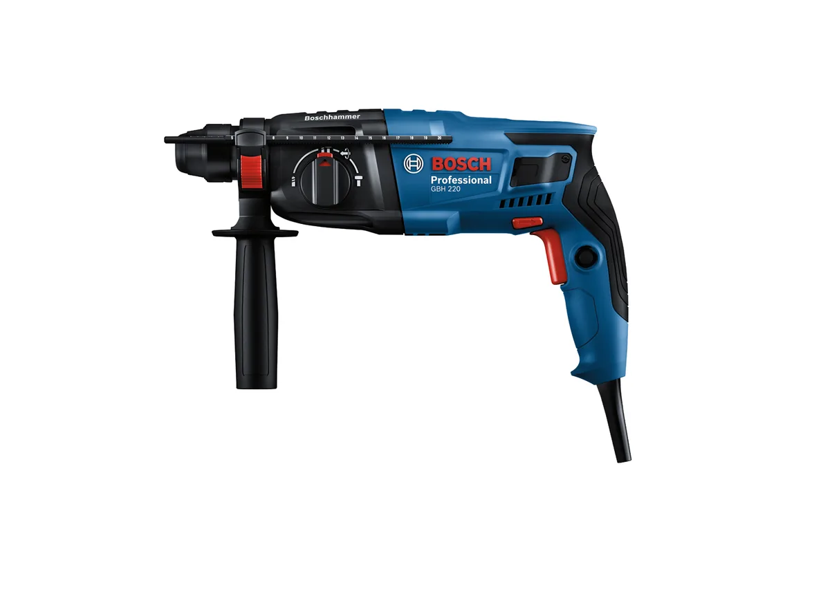 Перфоратор Bosch Professional 720Вт з ударом 2Дж для свердління в бетоні довбанням та реверсом