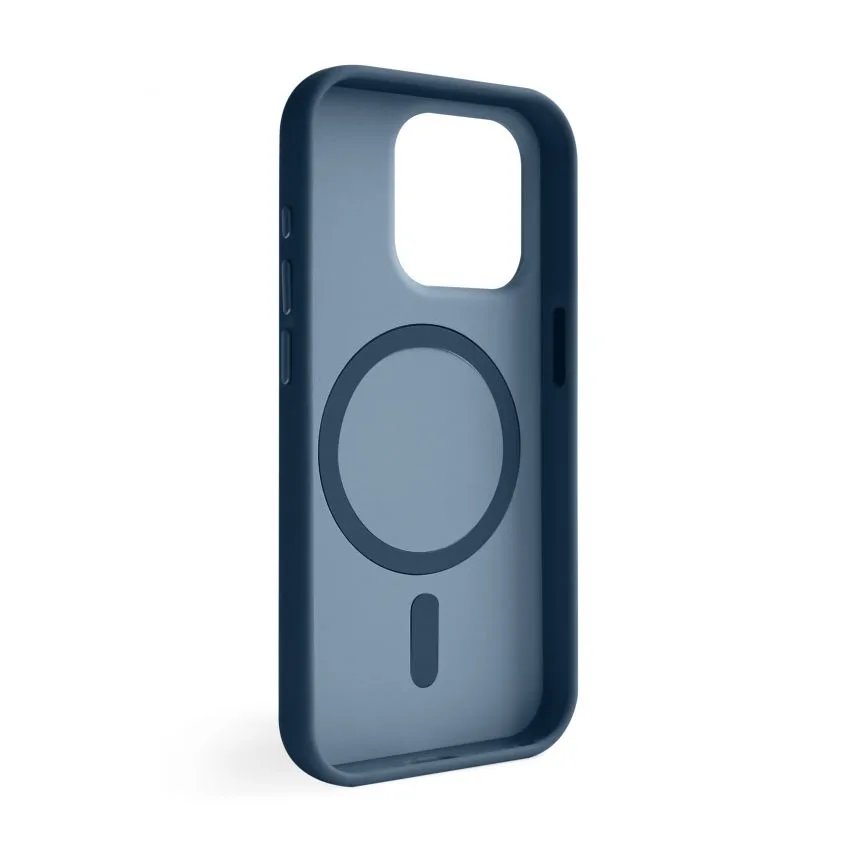 Чохол Soft Matte MagSafe TPU 16 Pro синій