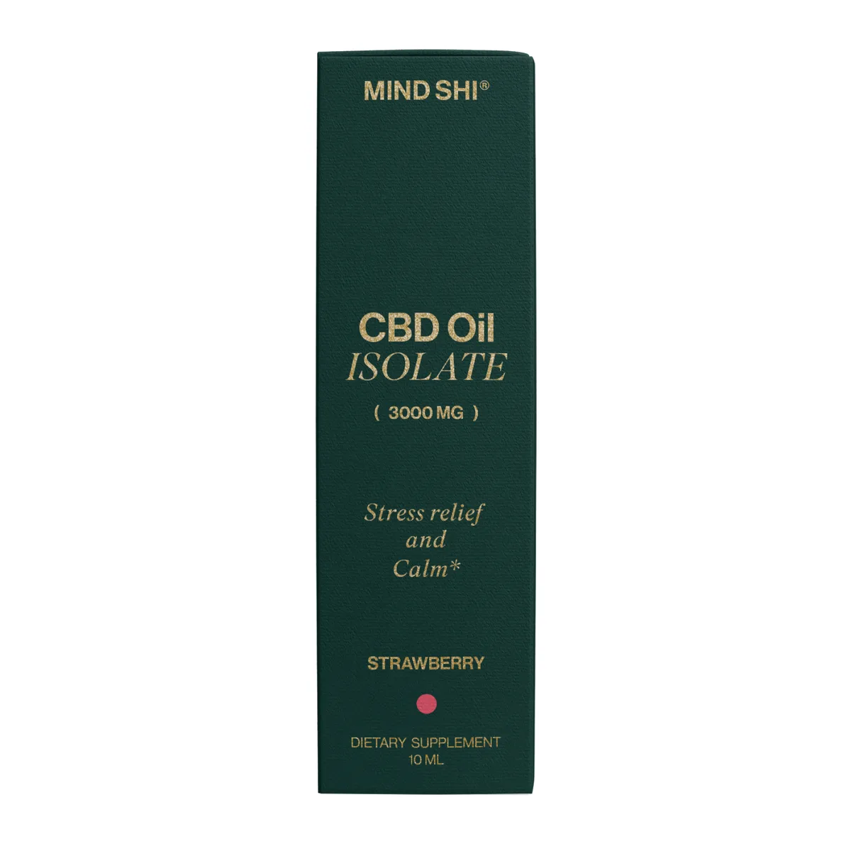 CBD олія ізолят Mind Shi 3000 мг 10 мл полуниця
