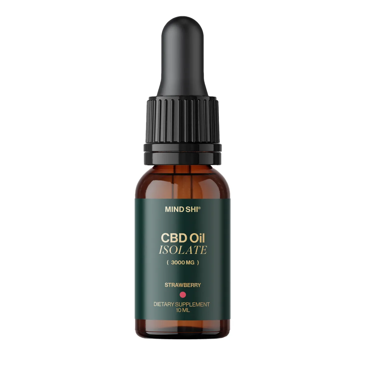 CBD олія ізолят Mind Shi 3000 мг 10 мл полуниця