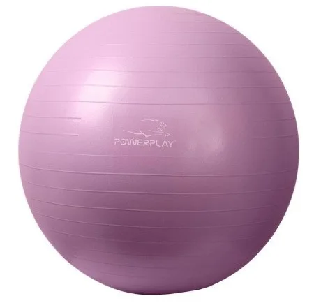 Мяч для фитнеса Active Point PVC 75 см Фиолетовый с насосом