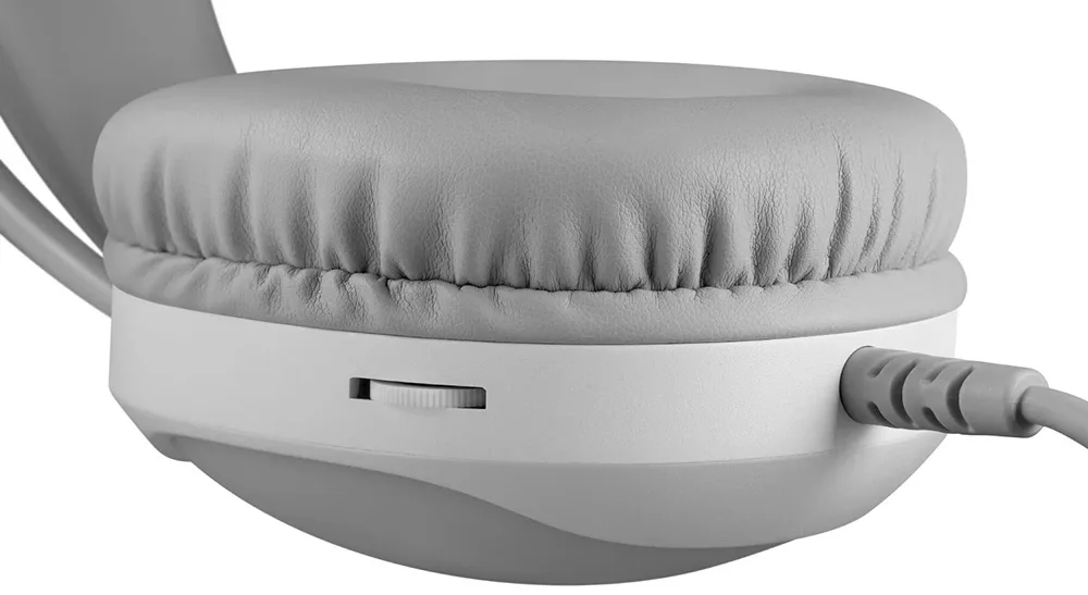 Гарнітура Defender дротова USB 50 мм біла з підсвічуванням 2 м