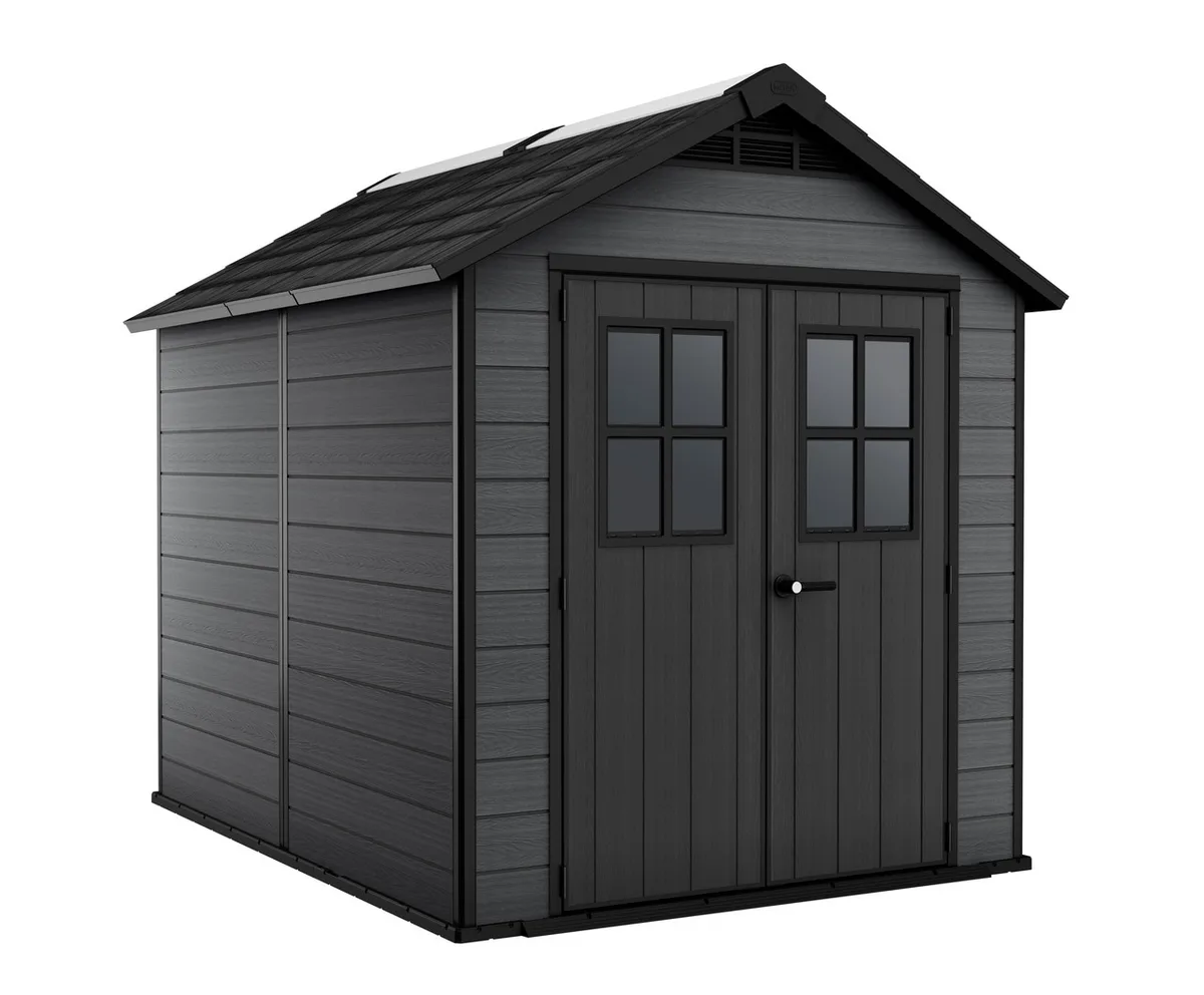Пластиковий садовий сарай Keter Evotech 2,1х1,6 м сірий