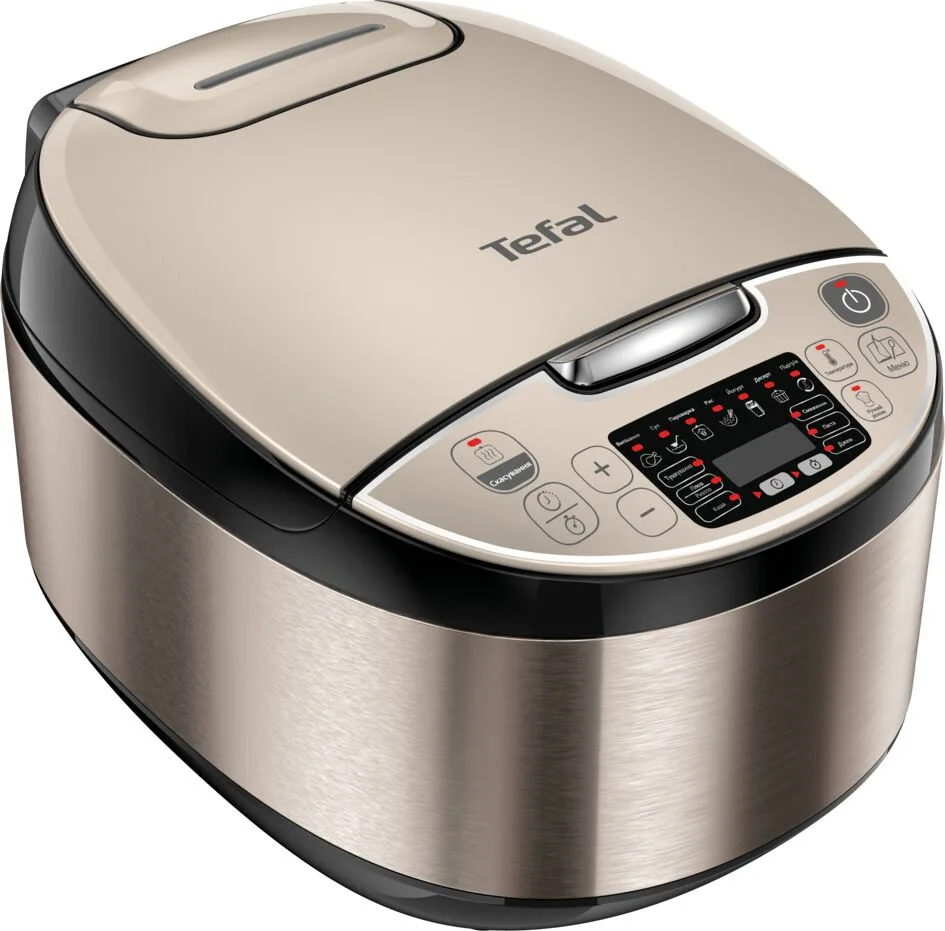 Мультиварка Tefal пластикова 5 л срібляста 37 програм