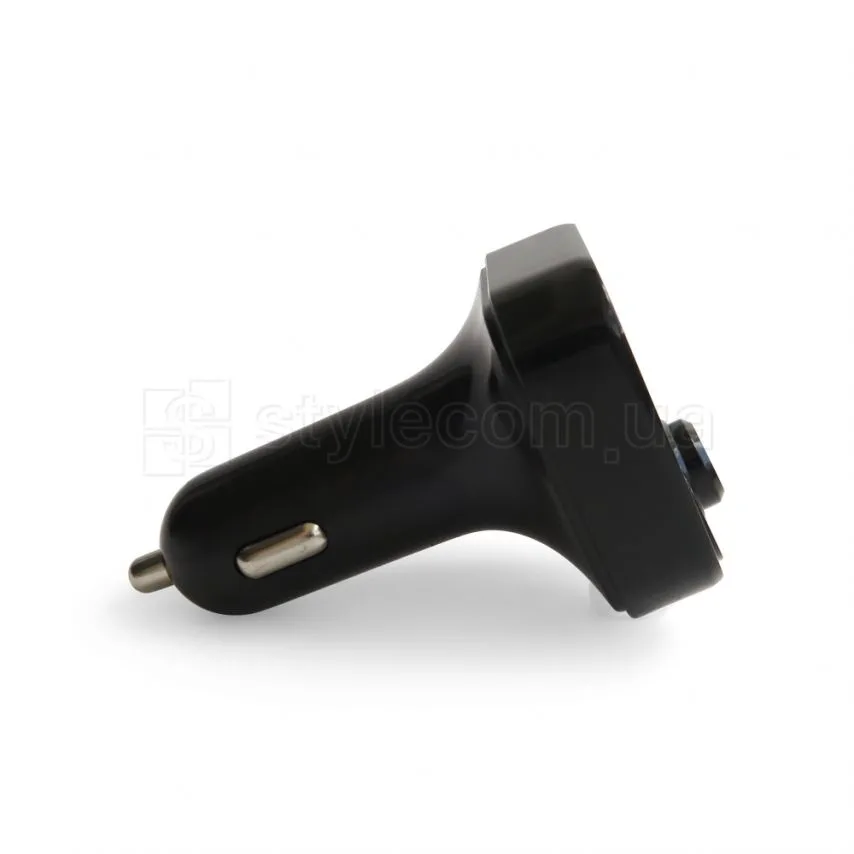 FM-трансмітер Bluetooth 3 порти USB 2 шт 1A 3.1A пластик чорний