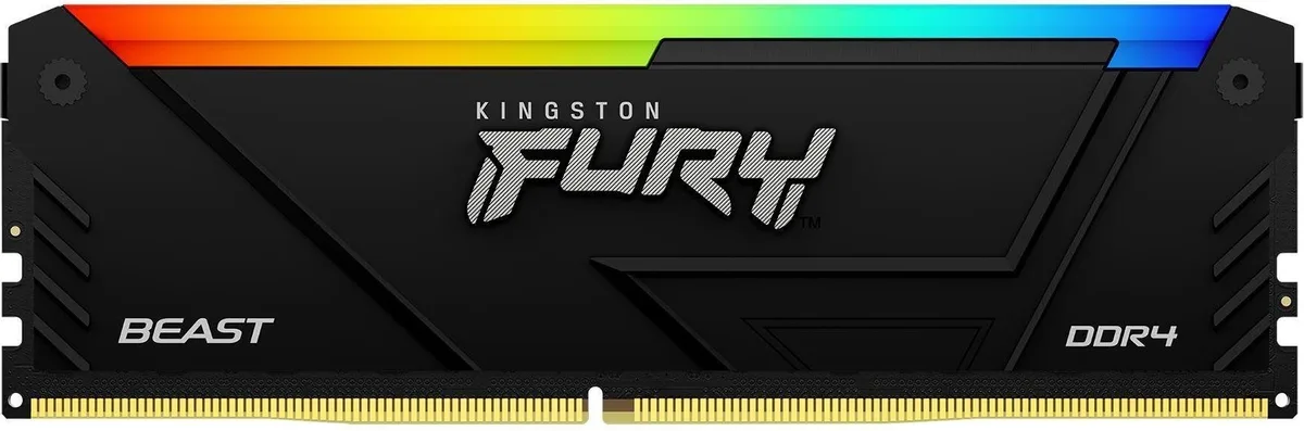 Пам'ять ПК Kingston DDR4 16GB 3600 МГц RGB 2 планки 8GB KF436C17BB2AK2/16