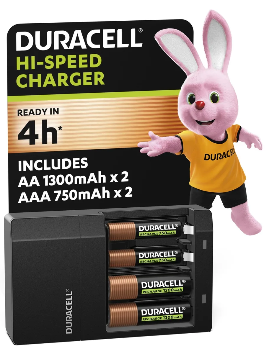 Зарядний пристрій Duracell NiMH AA AAA 4 шт