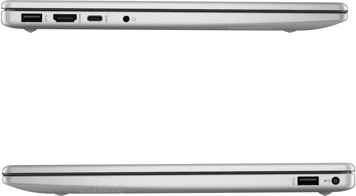 Ноутбук HP 14-hc0003ua 14" FHD IPS AG, Intel U5-225U, 16GB, F1TB, UMA, DOS, сріблястий