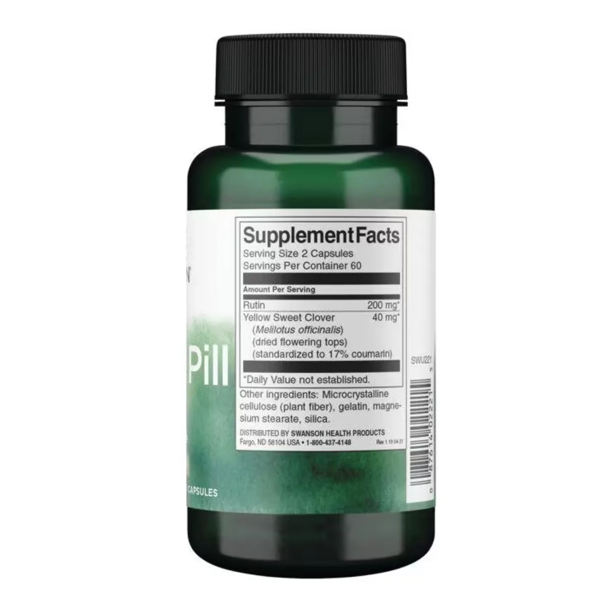 Swanson Water Pill 20mg 120 капсул рослинна формула для контролю рідини