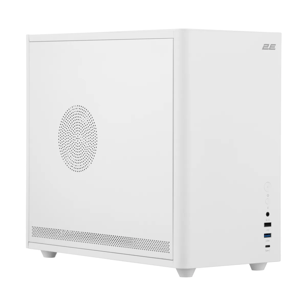 Корпус 2E Credo Metal V350W без БЖ, 1xUSB3.0, 1х USB 2.0, 1xUSB Type-C, 3x120мм, VGA 350мм, LCS ready, контролер з пультом, mATX, білий