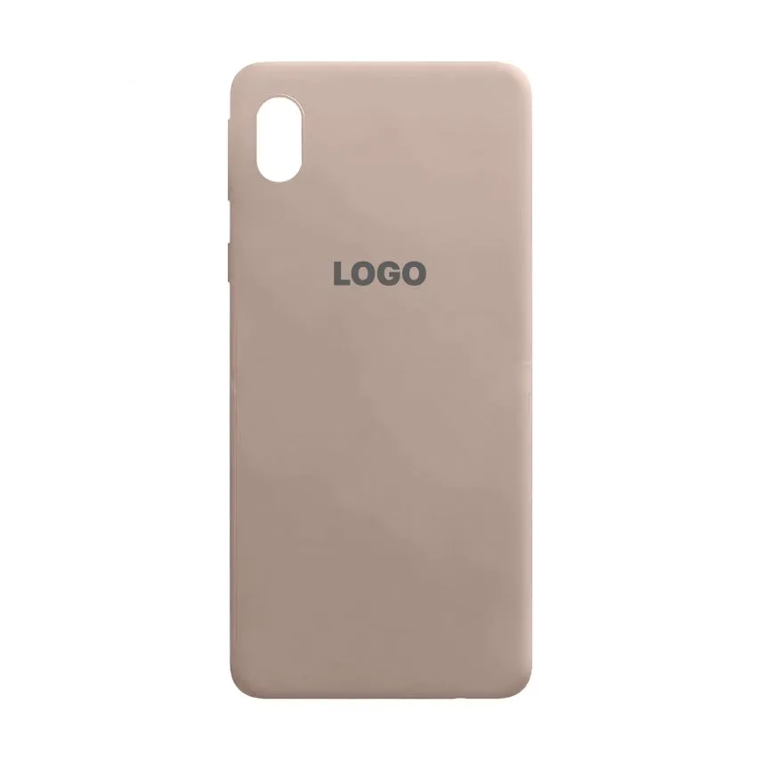 Чохол Silicone для Samsung силіконовий бежевий