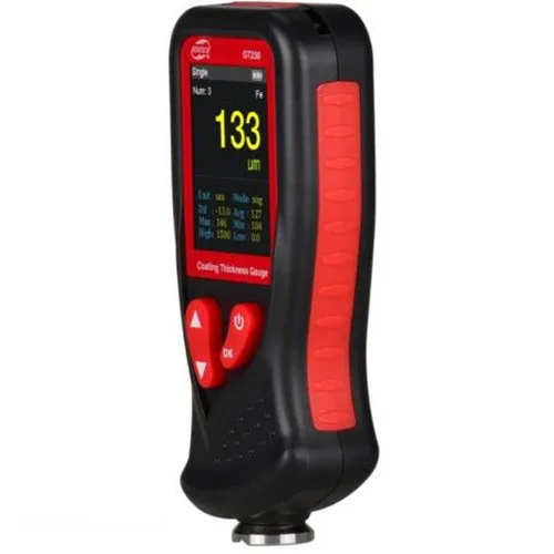 Товщиномір лакофарбових покриттів Benetech GT230 0-1300 мкм Fe nFe HD-дисплей