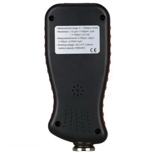 Товщиномір лакофарбових покриттів Benetech GT230 0-1300 мкм Fe nFe HD-дисплей