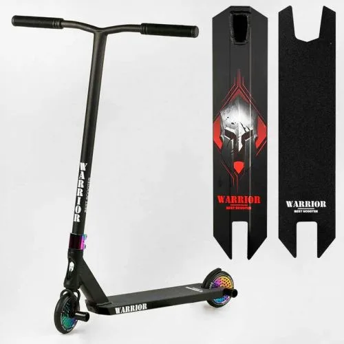 Самокат трюковий Best Scooter для трюків та фрістайлу з алюмінієвим диском та PU колесами 120 мм.