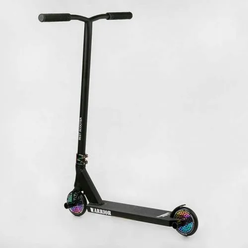 Самокат трюковий Best Scooter для трюків та фрістайлу з алюмінієвим диском та PU колесами 120 мм.