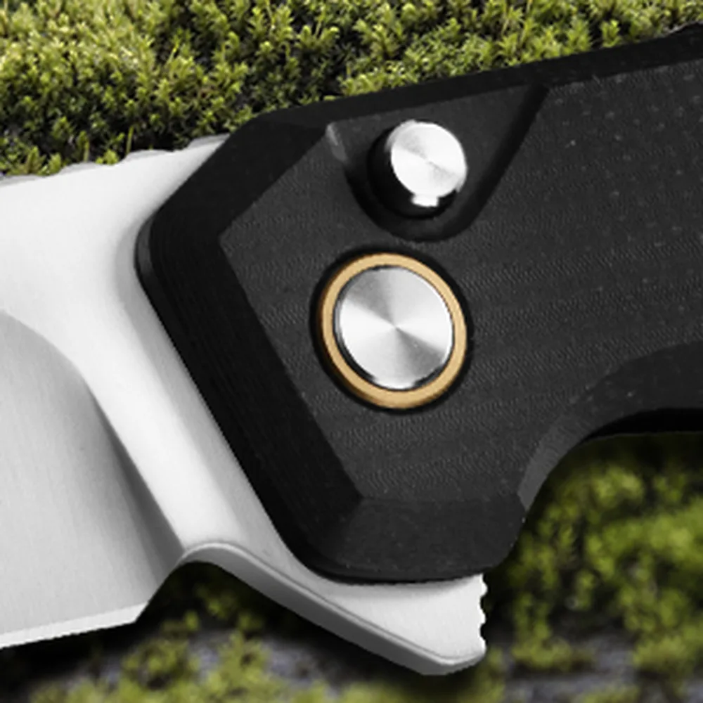 Складаний ніж Ruike G10 214 мм чорний Sandvik 14C28N
