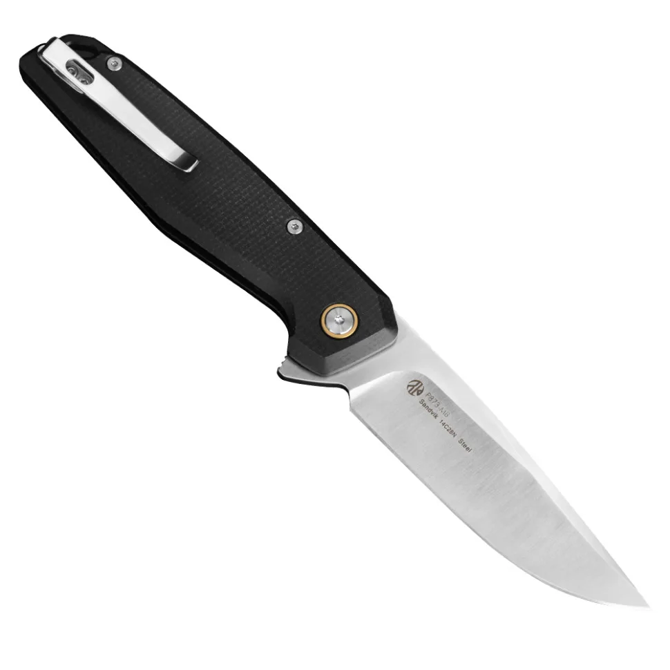 Складаний ніж Ruike G10 214 мм чорний Sandvik 14C28N