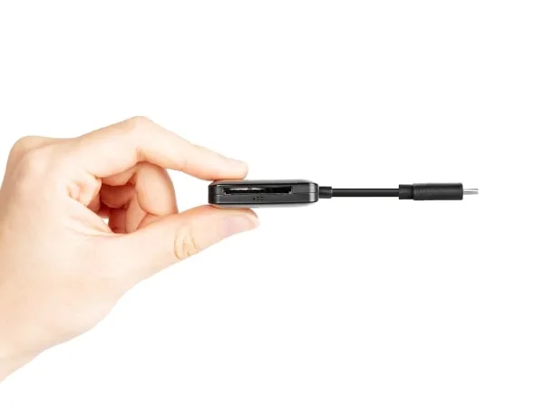 Кардрідер Transcend USB 3.2 Type-C > microSD/SD Чорний
