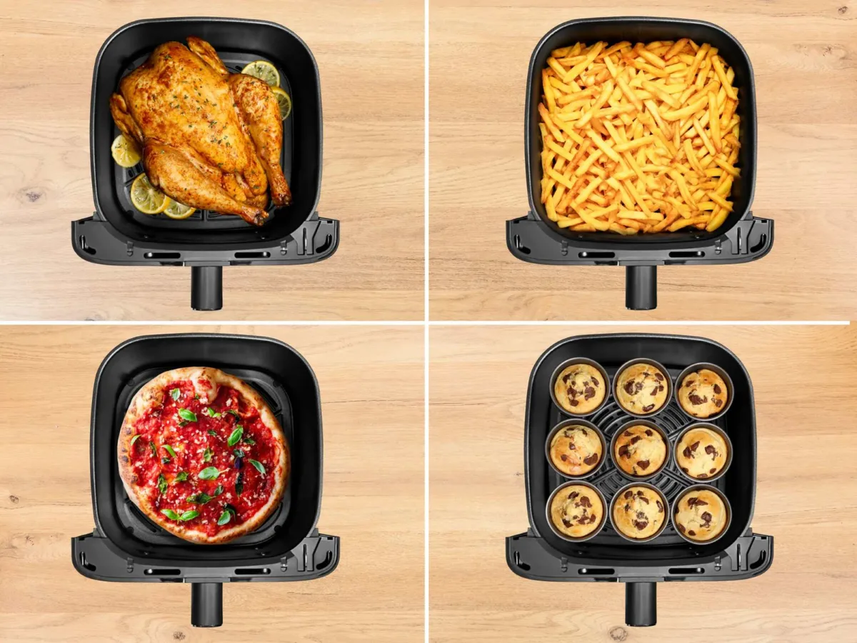 Мультипіч Tefal Easy Fry Mega, 1700Вт, 7.5л чаша, сенсорне управління, 8 режимів, пластиковий корпус, чорний.