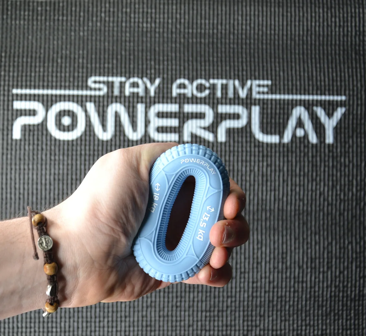 Еспандер кистьовий Active Point силіконовий 13,5-18 кг блакитний