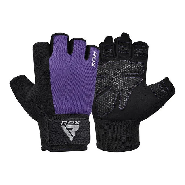 Рукавички для фітнесу RDX Amara Spandex M Фіолетові