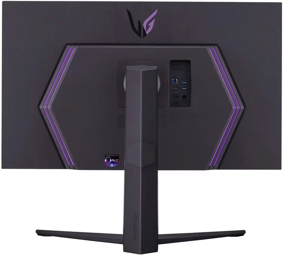 Монітор LG 31.5" 32GR93U-B 2xHDMI, DP, USB, Audio, IPS, 3840x2160, 144Hz, 1ms, DCI-P3 95%, G-SYNC, FreeSync, Pivot, HDR400