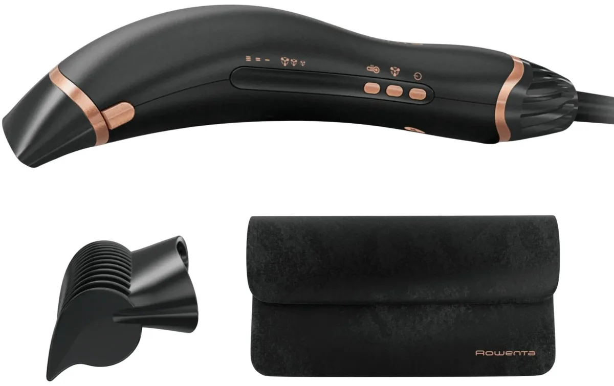 Фен Rowenta Ultimate Experience Air Motion 1300 Вт 3 режими насадка кейс іонізація