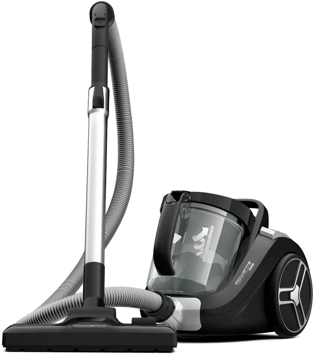 Пылесос Rowenta Compact Power XXL Classic с контейнером, 900Вт, объем 25л, система HEF, черный