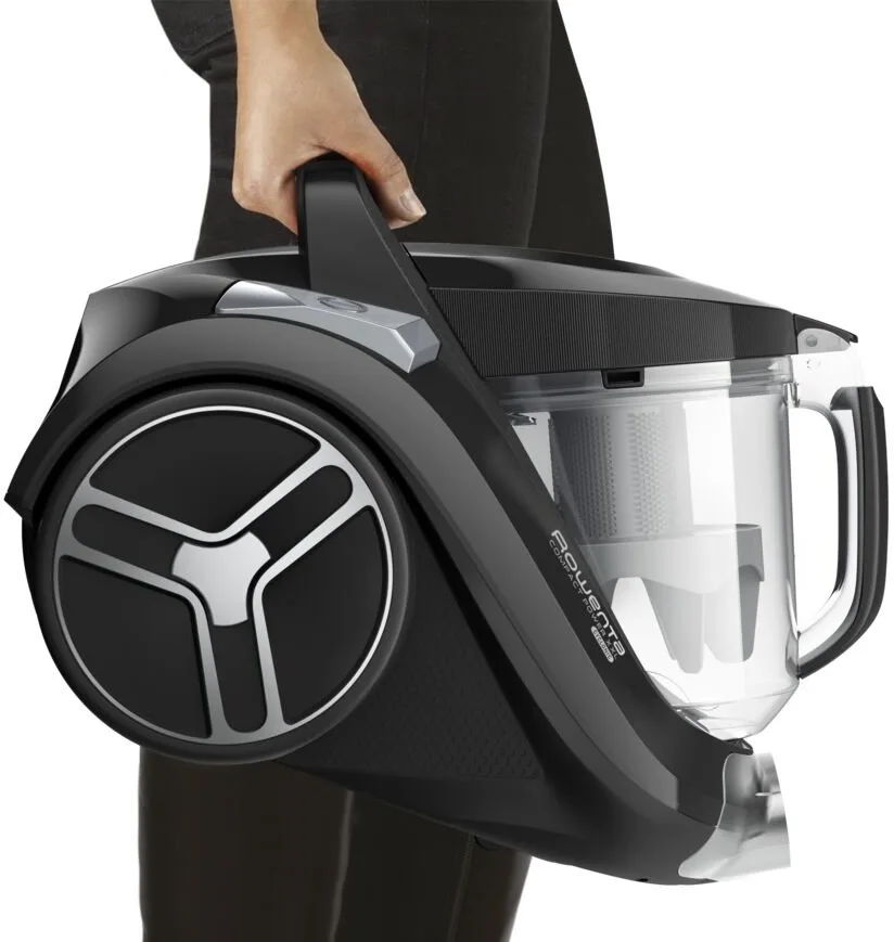 Пылесос Rowenta Compact Power XXL Classic с контейнером, 900Вт, объем 25л, система HEF, черный