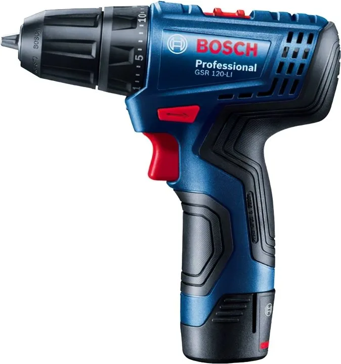 Акумуляторний дриль-шуруповерт Bosch 12 В Li-Ion 2 А·год 0,96 кг